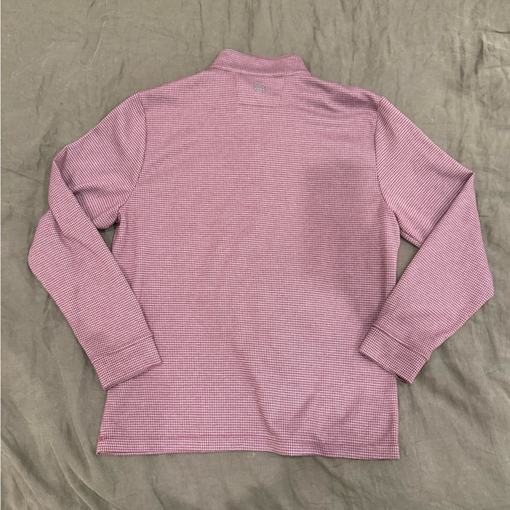 Vineyard Vines Bluffs Quarter-Zip | Burgundy | Medium View 6